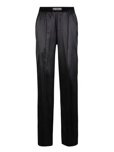Tom Ford Trousers In Black