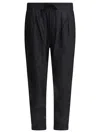 Tom Ford Elastic Waistband Pleated Front Cuffed Hem