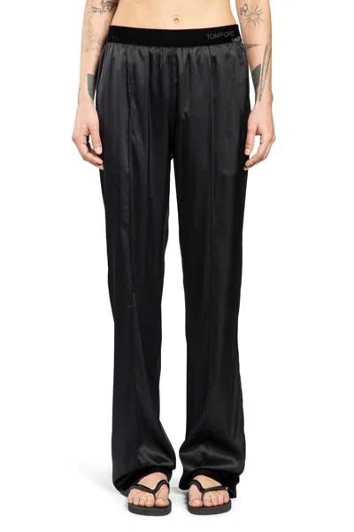 Tom Ford Trousers In Black