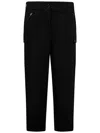 Tom Ford Black Pleated Cargo Trousers In Black
