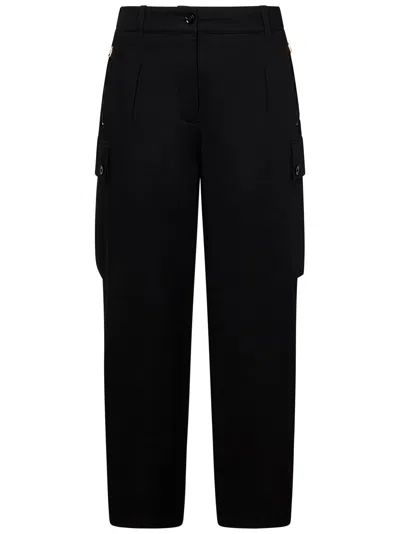 Tom Ford Cotton Twill Cargo Pants In Black
