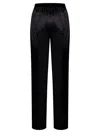 Tom Ford Black Loose Pants With Logo In Black