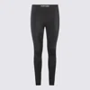 Tom Ford Logo Stretch Lycra Leggings In Black