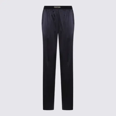 TOM FORD TROUSERS BLUE AND GREEN