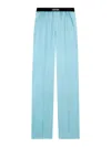 Tom Ford Straight Trousers In Clear Blue