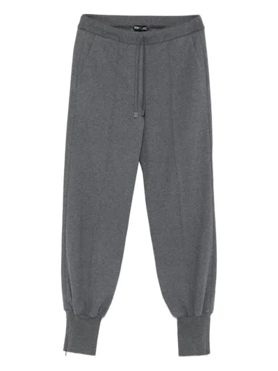 Tom Ford Trousers Grey In Gray