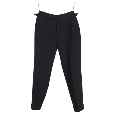 Tom Ford Trousers In Black Polyester