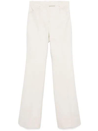 Tom Ford Flared Trousers In White