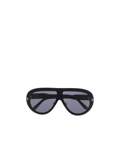 Tom Ford Troy Aviator-frame Sunglasses In Black