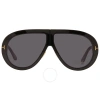 Tom Ford Troy Smoke Pilot Unisex Sunglasses Ft0836 01a 61 In Multi-color