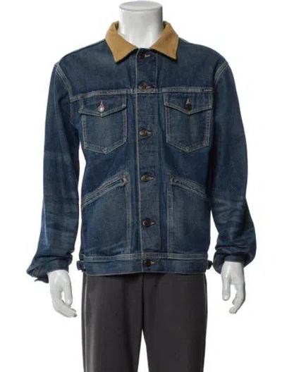 Pre-owned Tom Ford Trucker Jacket In Blue