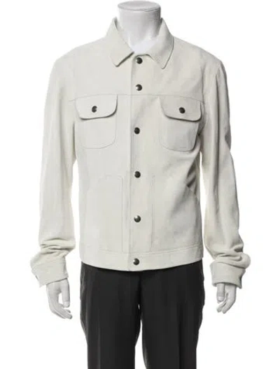 Pre-owned Tom Ford Trucker Jacket In Neutral
