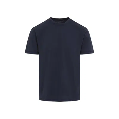 Tom Ford Short Sleeve Crewneck T-shirt In Dark Blue