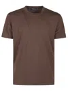 Tom Ford Regular Fit T-shirt In Lyocell And Cotton In Green
