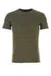 Tom Ford Tshirt In Cotone Stretch In Green