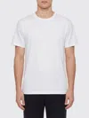 Tom Ford Lightweight Cotton-silk Blend Tee With Logo Detailing In Blue