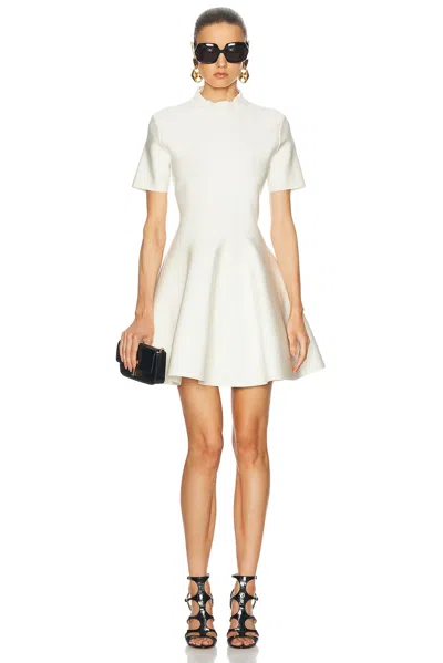 Tom Ford Tulip Short Dress In Off White