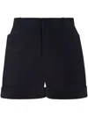 Tom Ford Turn-up High-waisted Shorts In Schwarz