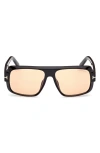 Tom Ford Turner 58mm Navigator Sunglasses