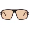 Tom Ford Rectangular Sunglasses In Black