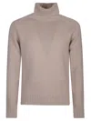 Tom Ford Turtle Neck Sweater In Pale Pink