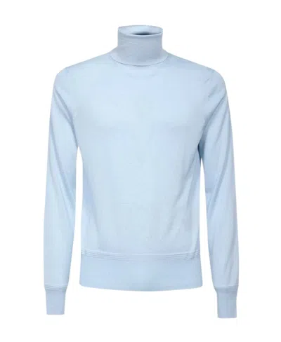 Tom Ford Turtleneck In Blue
