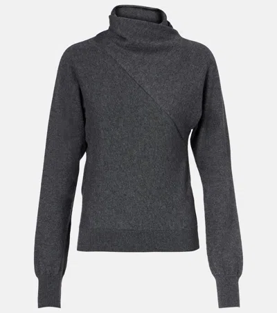 TOM FORD CASHMERE AND COTTON TURTLENECK SWEATER