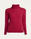 Tom Ford Turtleneck Cashmere Sweater In Fuschia