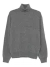 Tom Ford Cashmere Rollneck Sweater In Gray