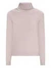 Tom Ford Turtleneck Cashmere Sweater In Pink