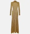 TOM FORD TURTLENECK JERSEY GOWN