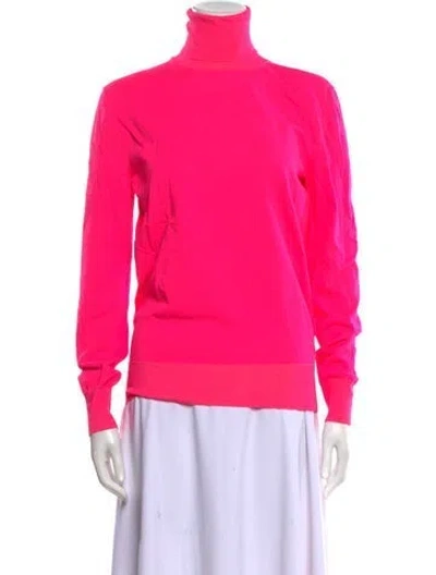 Pre-owned Tom Ford Turtleneck Long Sleeve Sweatshirt In Pink