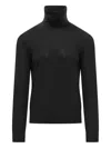 Tom Ford Wool Turtleneck Sweater Long Sleeves In Black