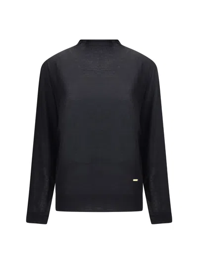 Tom Ford Turtleneck Sweater In Black
