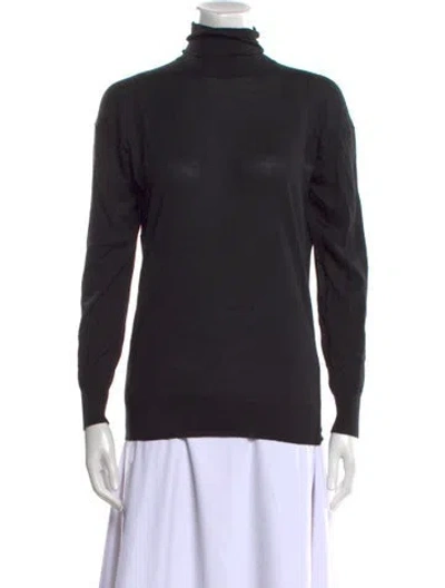 Pre-owned Tom Ford Turtleneck Sweater In Black