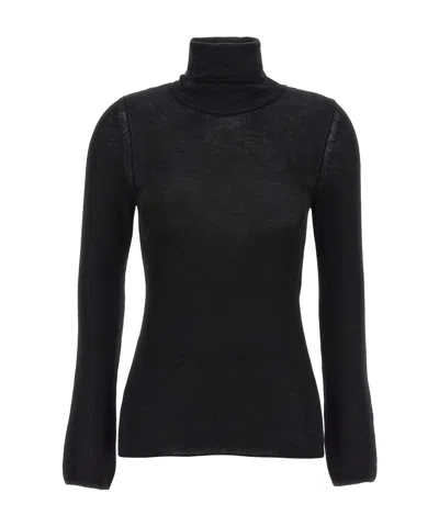 TOM FORD TOM FORD COMPACT FINE KNIT TURTLENECK TOP