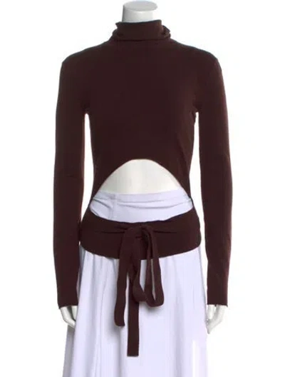 Pre-owned Tom Ford Turtleneck Sweater In Brown