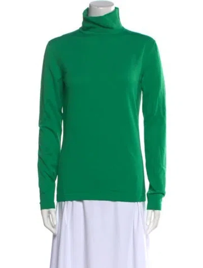 Pre-owned Tom Ford Turtleneck Sweater In Green