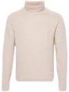 Tom Ford Brushed Wool Blend Roll Neck Sweater In Neutrals