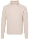 Tom Ford Brushed Wool Blend Roll Neck Sweater In Neutrals