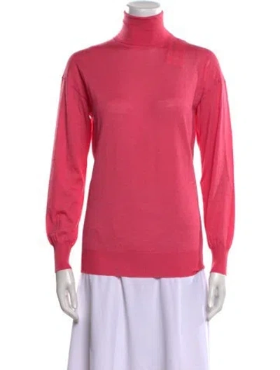 Pre-owned Tom Ford Turtleneck Sweater In Pink