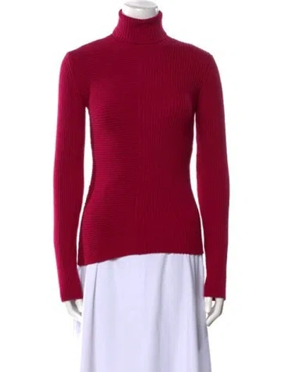 Pre-owned Tom Ford Turtleneck Sweater In Pink