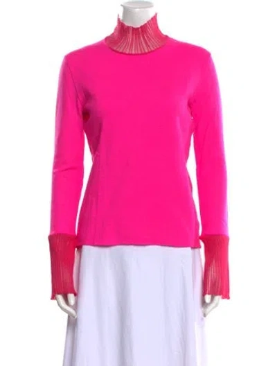 Pre-owned Tom Ford Turtleneck Sweater In Pink