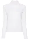 Tom Ford Turtleneck Cashmere Sweater In White