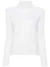 Tom Ford Turtleneck Cashmere Sweater In White
