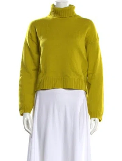 Pre-owned Tom Ford Turtleneck Sweater In Yellow