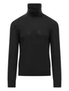 Tom Ford Wool Turtleneck Sweater Long Sleeves In Black
