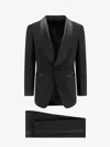 Tom Ford Tailored Evening Suit Featuring Satin Lapels In Black