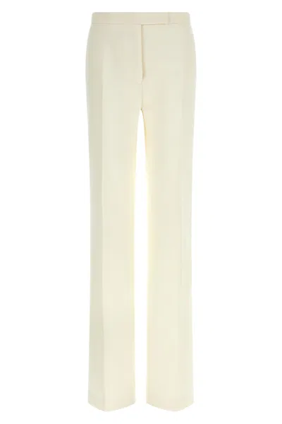 Tom Ford Creased Tuxedo Trousers In White