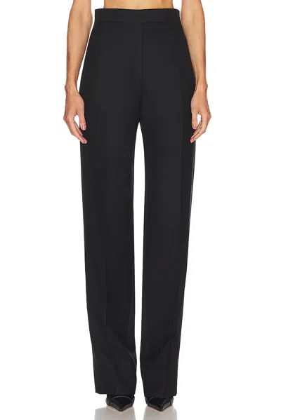 Tom Ford Tuxedo Straight Fluid Pant In Black
